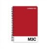 Carmine Red Spiral Bound Colours Of Rennsport Notebook