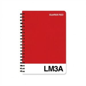 Guards Red Spiral Bound Colours Of Rennsport Notebook
