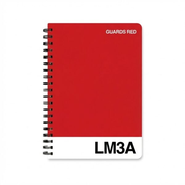 Guards Red Spiral Bound Colours Of Rennsport Notebook