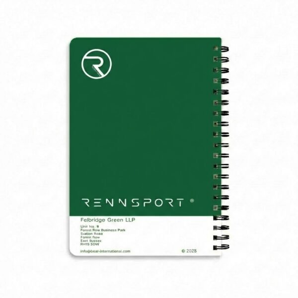 Irish Green Spiral Bound Colours Of Rennsport Notebook