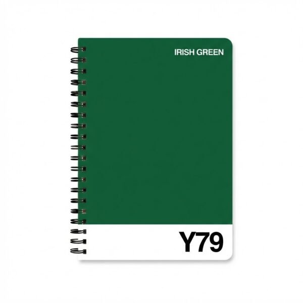 Irish Green Spiral Bound Colours Of Rennsport Notebook
