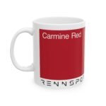 Carmine Red 11oz Ceramic Colours Of Rennsport Mug