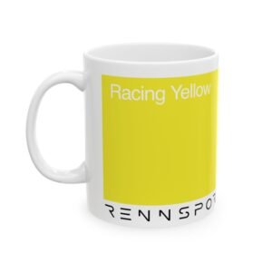 Racing Yellow 11oz Ceramic Colours Of Rennsport Mug