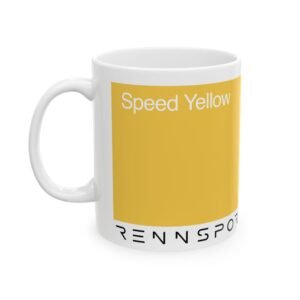 Speed Yellow 11oz Ceramic Colours Of Rennsport Mug