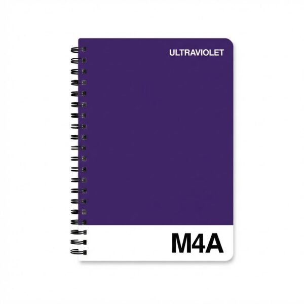 Ultraviolet Spiral Bound Colours Of Rennsport Notebook