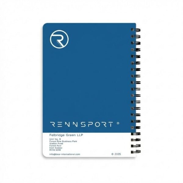 Voodoo Blue Spiral Bound Colours Of Rennsport Notebook