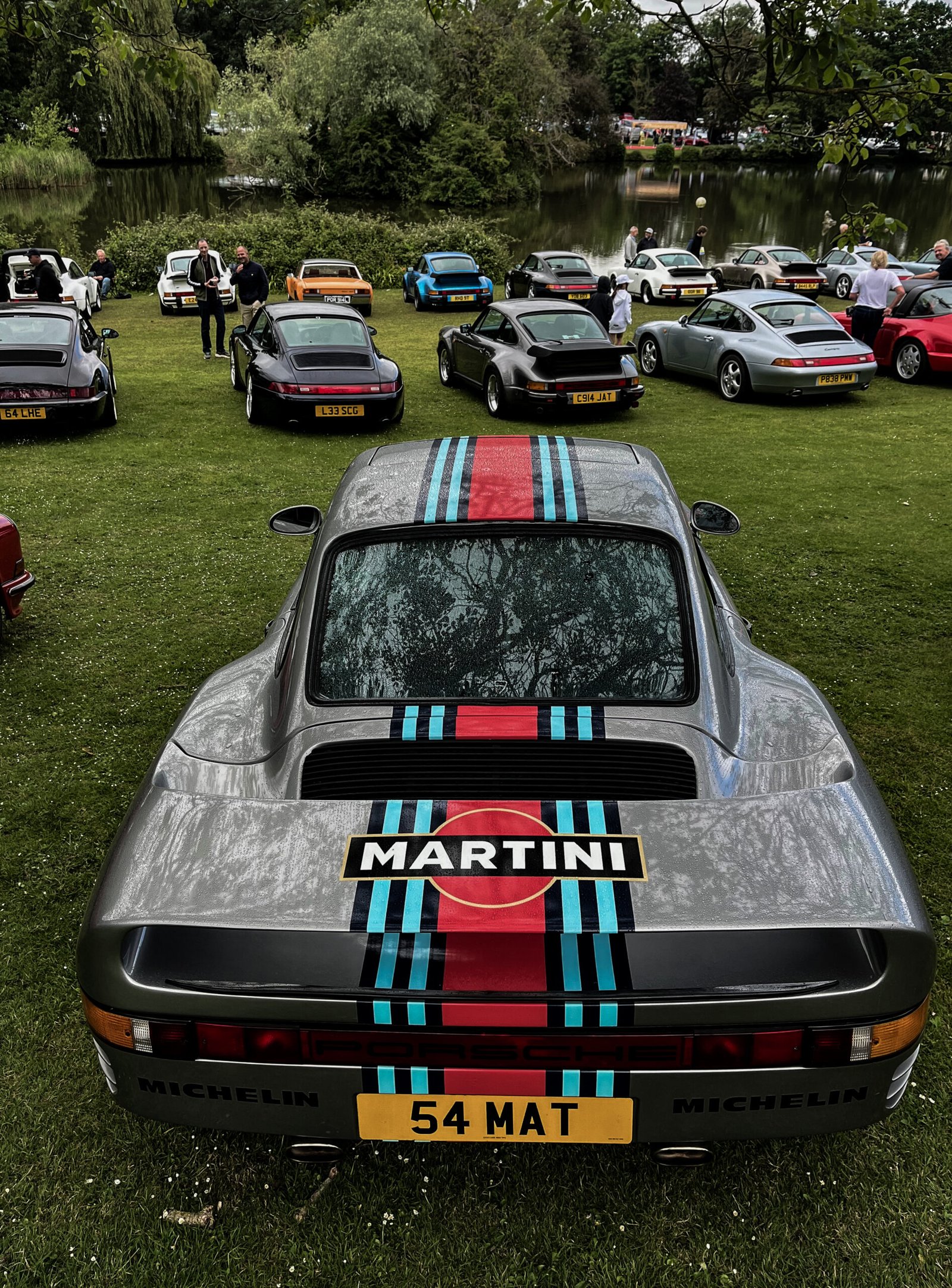Porsches by the Lake