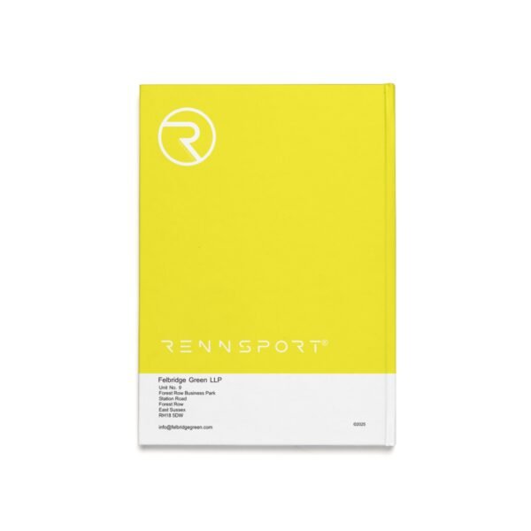 Racing Yellow Hardback Colours Of Rennsport Notebook