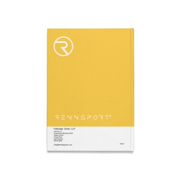 Speed Yellow Hardback Colours Of Rennsport Notebook