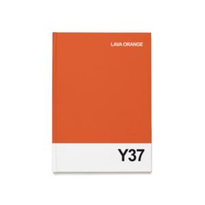 Flat Front(3) Lava Orange Hardback Colours Of Rennsport Notebook