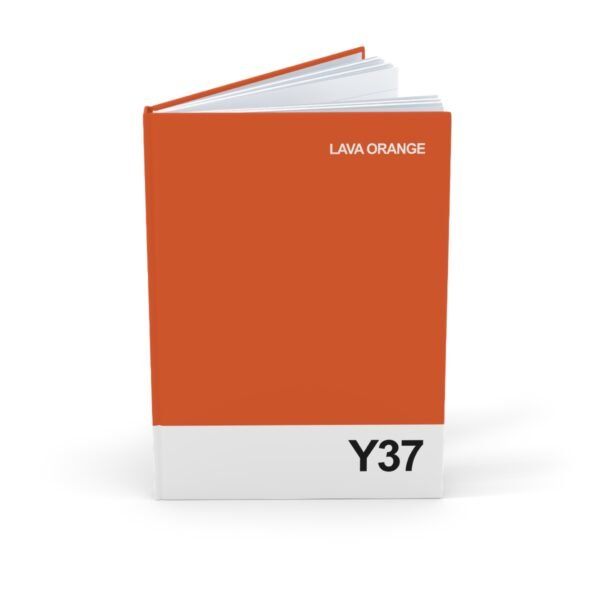 Lava Orange Hardback Colours Of Rennsport Notebook